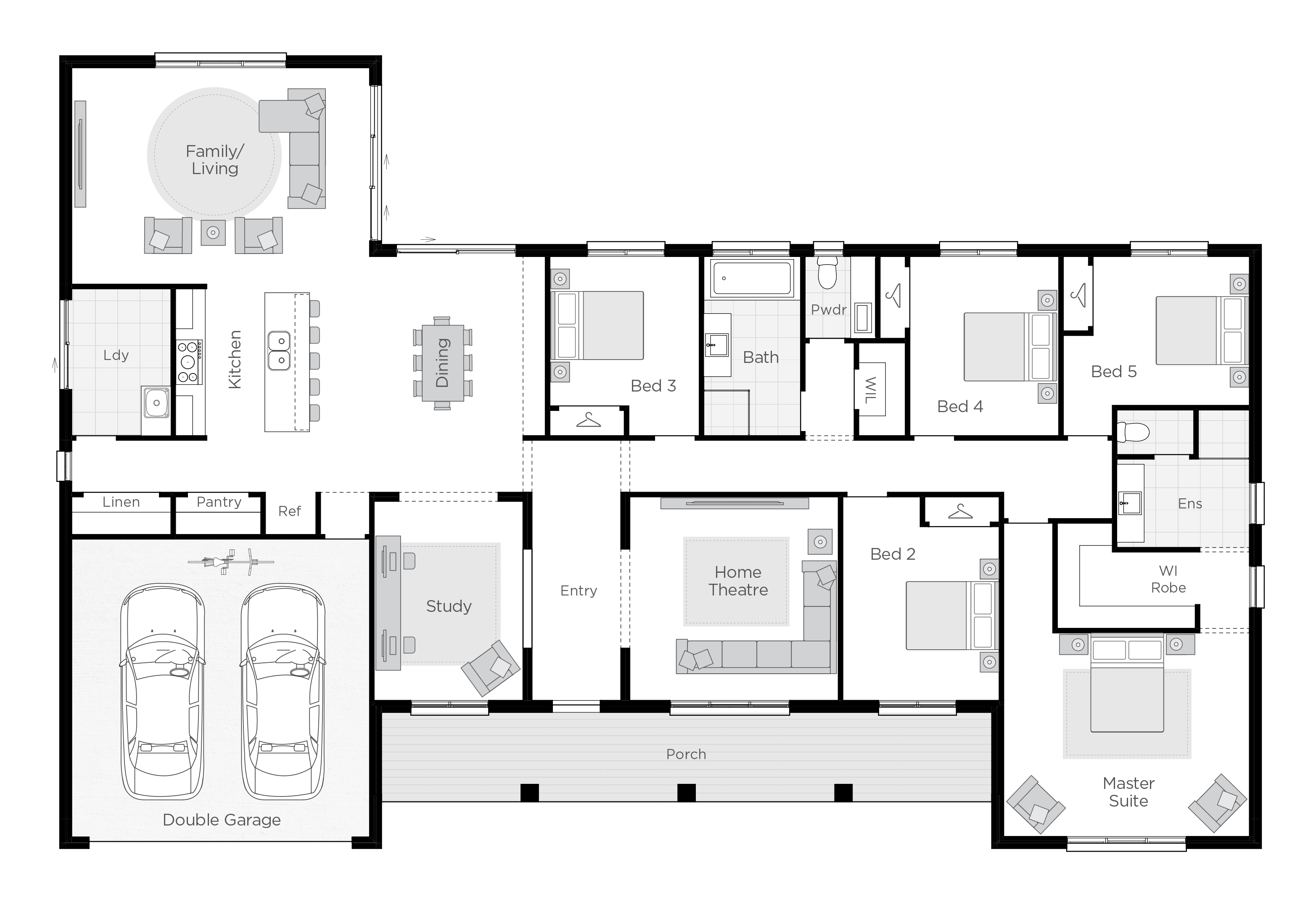 Single Storey House Designs 