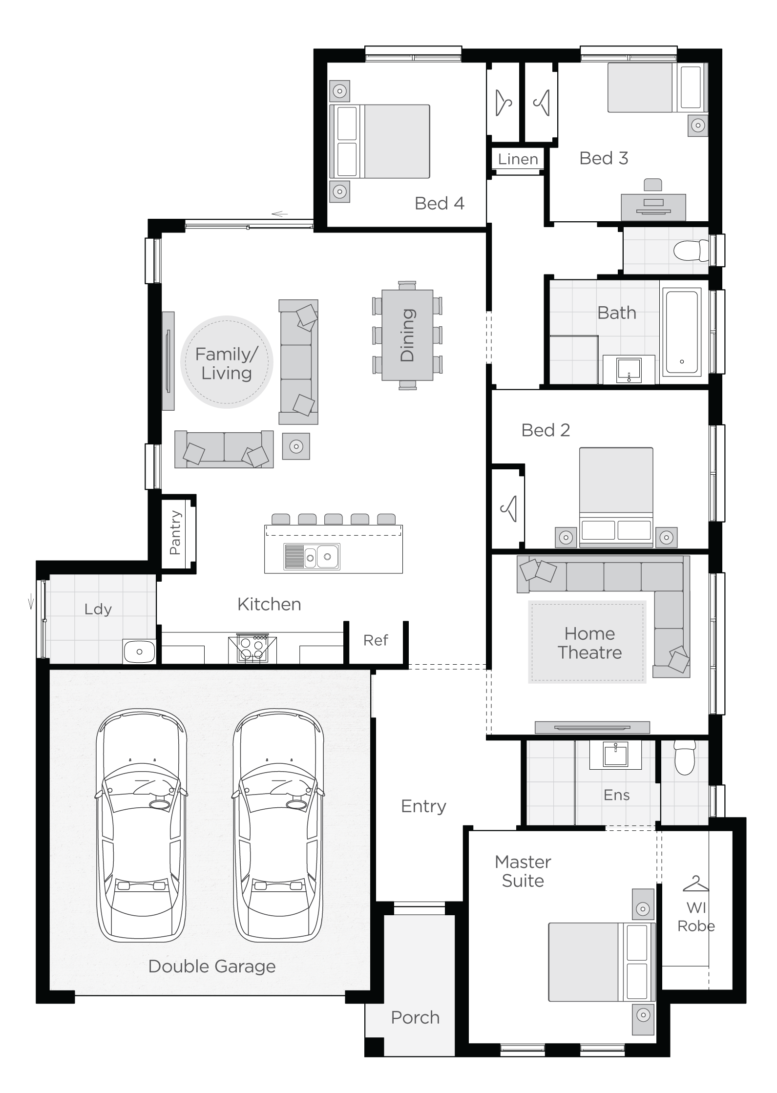 Single Storey House Plans House Construction Plan Bedroom House Plans Annadesignstuff