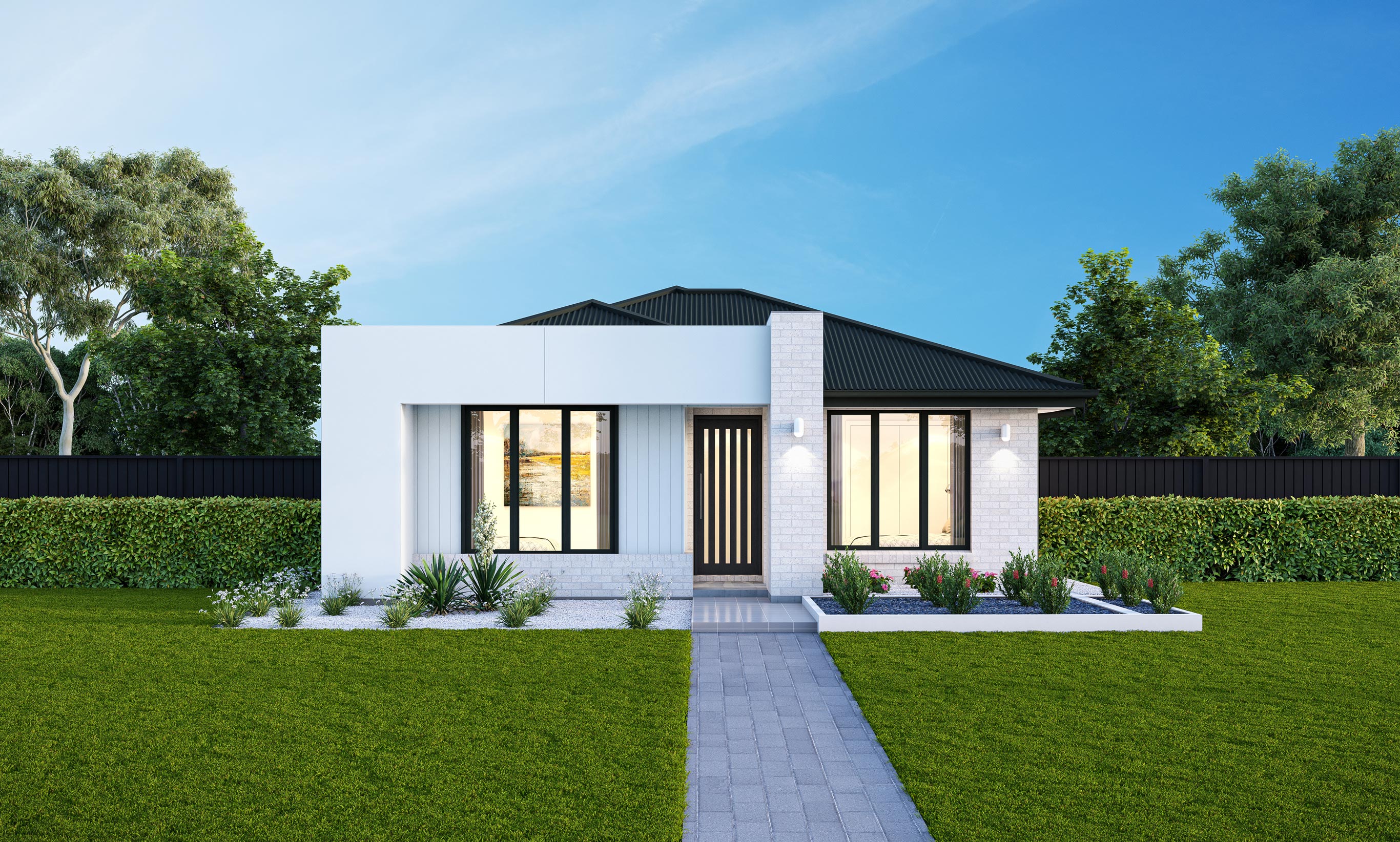 targa-single-storey-house-design-contempo facade