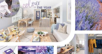 Very Peri by Pantone 2022 Colour of the year and Tasmania loved by Wilson Homes