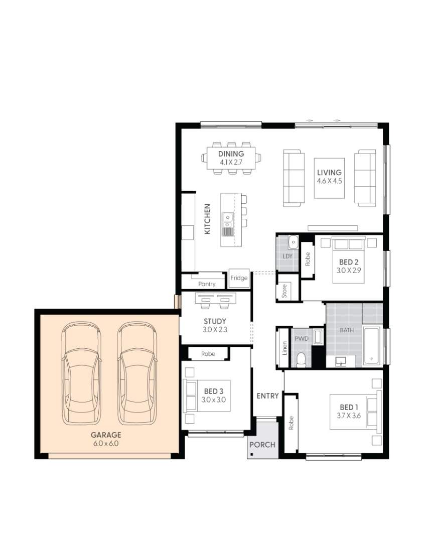 Crystal 14-floor-plan-DOUBLE-GARAGE-RHS