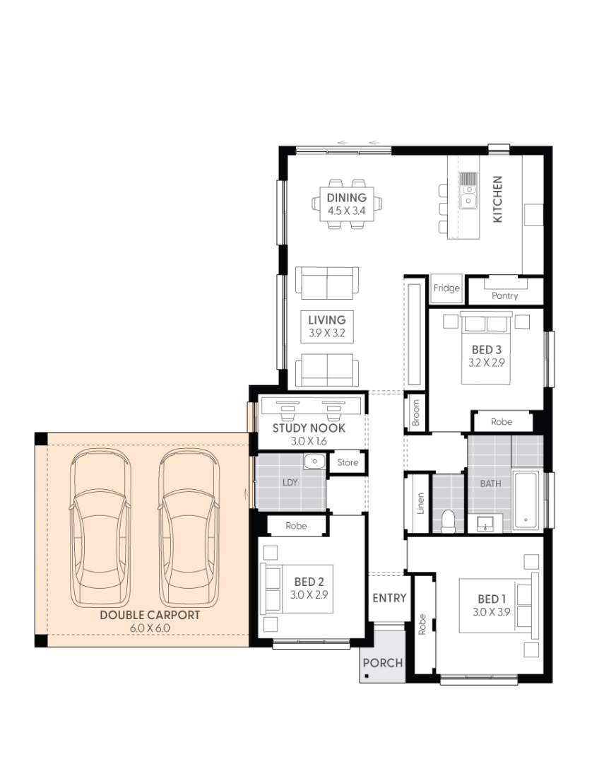 Targa13-Floor-Plan-DOUBLE-CARPORT-RHS