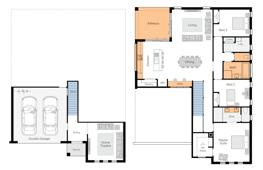 Coastal Retreat Upgrade floorplan lhs 